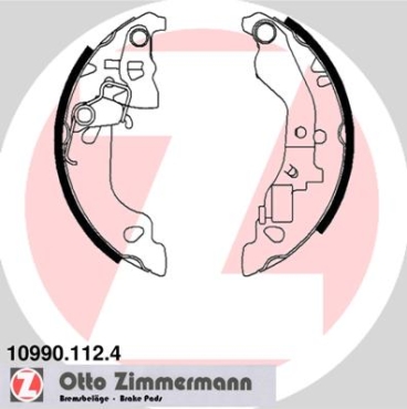 Zimmermann Brake Shoe Set for FIAT PUNTO (188_) rear