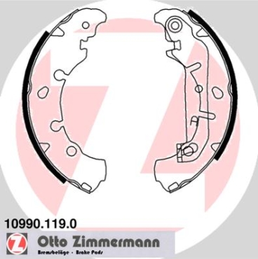 Zimmermann Brake Shoe Set for MAZDA 121 III (JASM, JBSM) rear