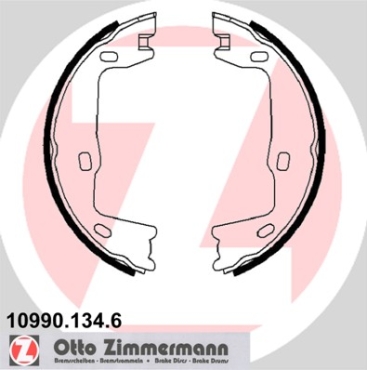 Zimmermann Brake Shoe Set for OPEL CALIBRA A (C89) rear / parking brake