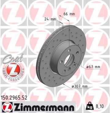 Zimmermann Sport Brake Disc for BMW 4 Coupe (G22, G82) front