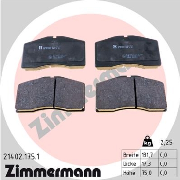 Zimmermann Brake pads for PORSCHE 911 Cabriolet (993) front