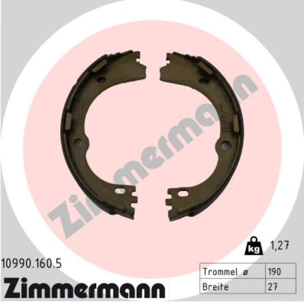 Zimmermann Bremsbackensatz für HYUNDAI TUCSON (TL, TLE) hinten