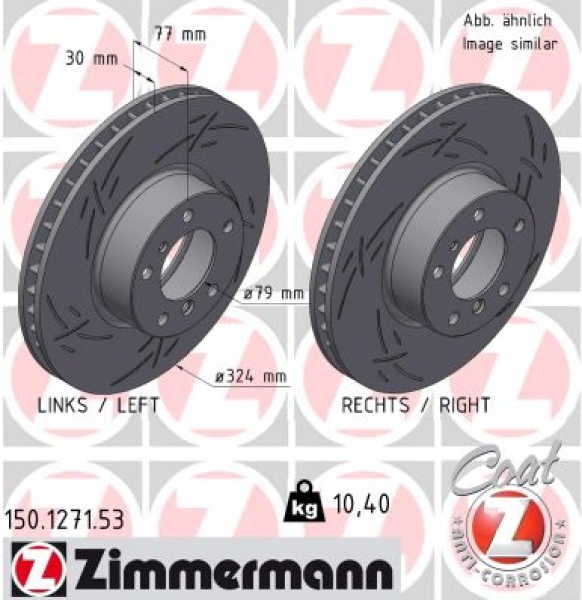 Zimmermann Sport Brake Disc for BMW 7 (E32) front