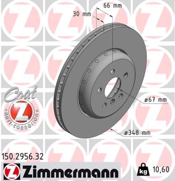 Zimmermann Brake Disc for BMW X5 (G05, F95) front