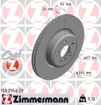 Zimmermann Brake Disc for BMW Z4 Roadster (G29) rear