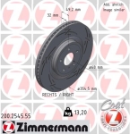 Zimmermann Sportbremsscheibe Black Z für NISSAN 370Z Coupe (Z34) vorne rechts