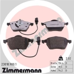 Zimmermann rd:z Bremsbeläge für SEAT EXEO (3R2) vorne