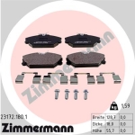 Zimmermann Bremsbeläge für RENAULT MEGANE I Cabriolet (EA0/1_) vorne