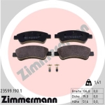 Zimmermann Bremsbeläge für PEUGEOT 206 CC (2D) vorne