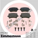 Zimmermann Bremsbeläge für VW CADDY III Kasten (2KA, 2KH, 2CA, 2CH) hinten