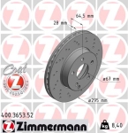 Zimmermann Sport Brake Disc for MERCEDES-BENZ E-KLASSE (W212) front