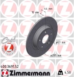 Zimmermann Sportbremsscheibe Sport Z für MERCEDES-BENZ CLA Shooting Brake (X117) hinten