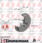 Zimmermann Bremstrommel für VW PASSAT Variant (33) hinten