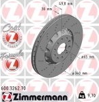 Zimmermann Bremsscheibe Formula Z für VW PASSAT ALLTRACK (365) vorne